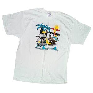 Mohegan Sun New Haven Ravens TShirt White XL Minor League Baseball Vintage 2001